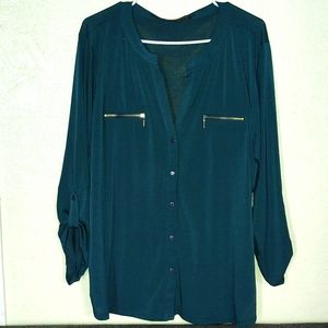 Always Indigo blouse
